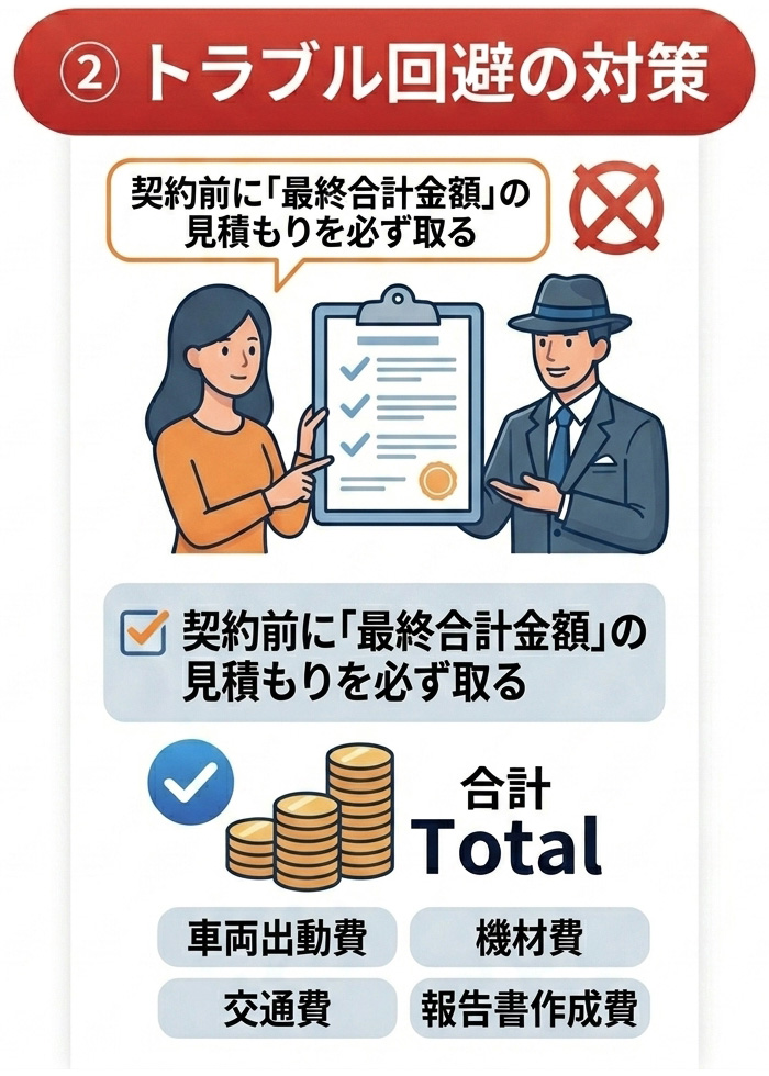 探偵社選びの落とし穴